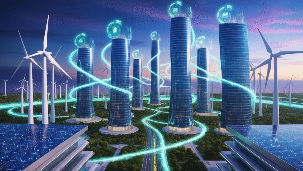 Utilization of Surplus Electricity for AI and Blockchain Initiatives