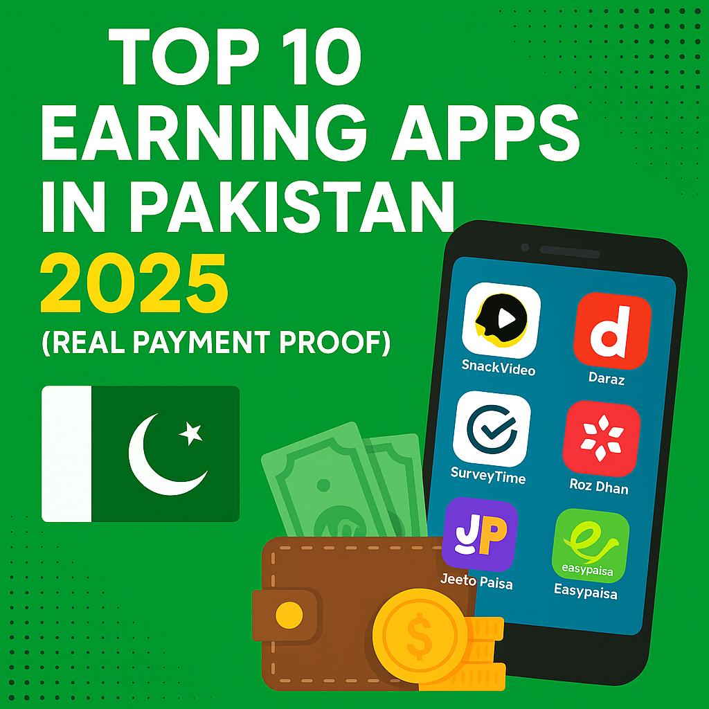 Best apps to earn money in Pakistan